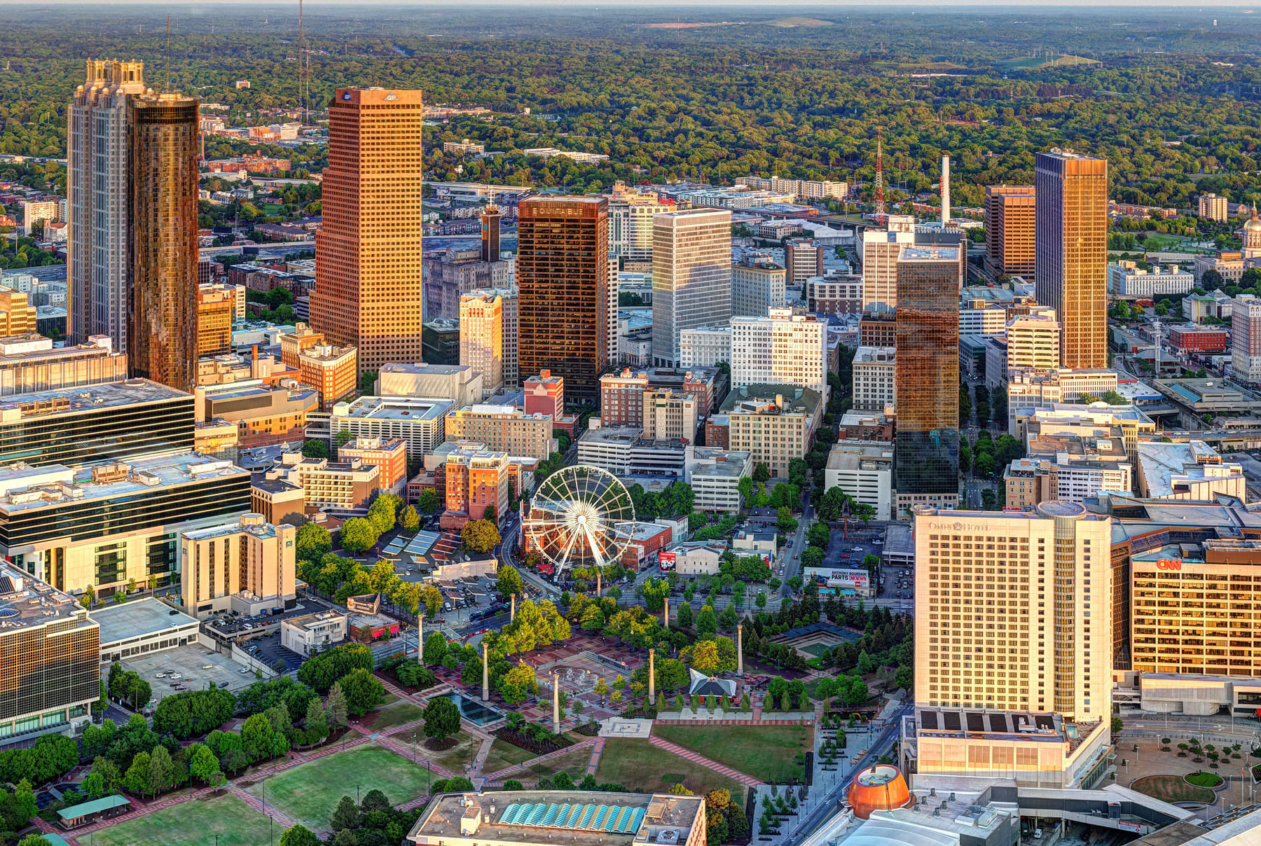 Atlanta Centennial Olympic Park Skyline Planner's Timeline