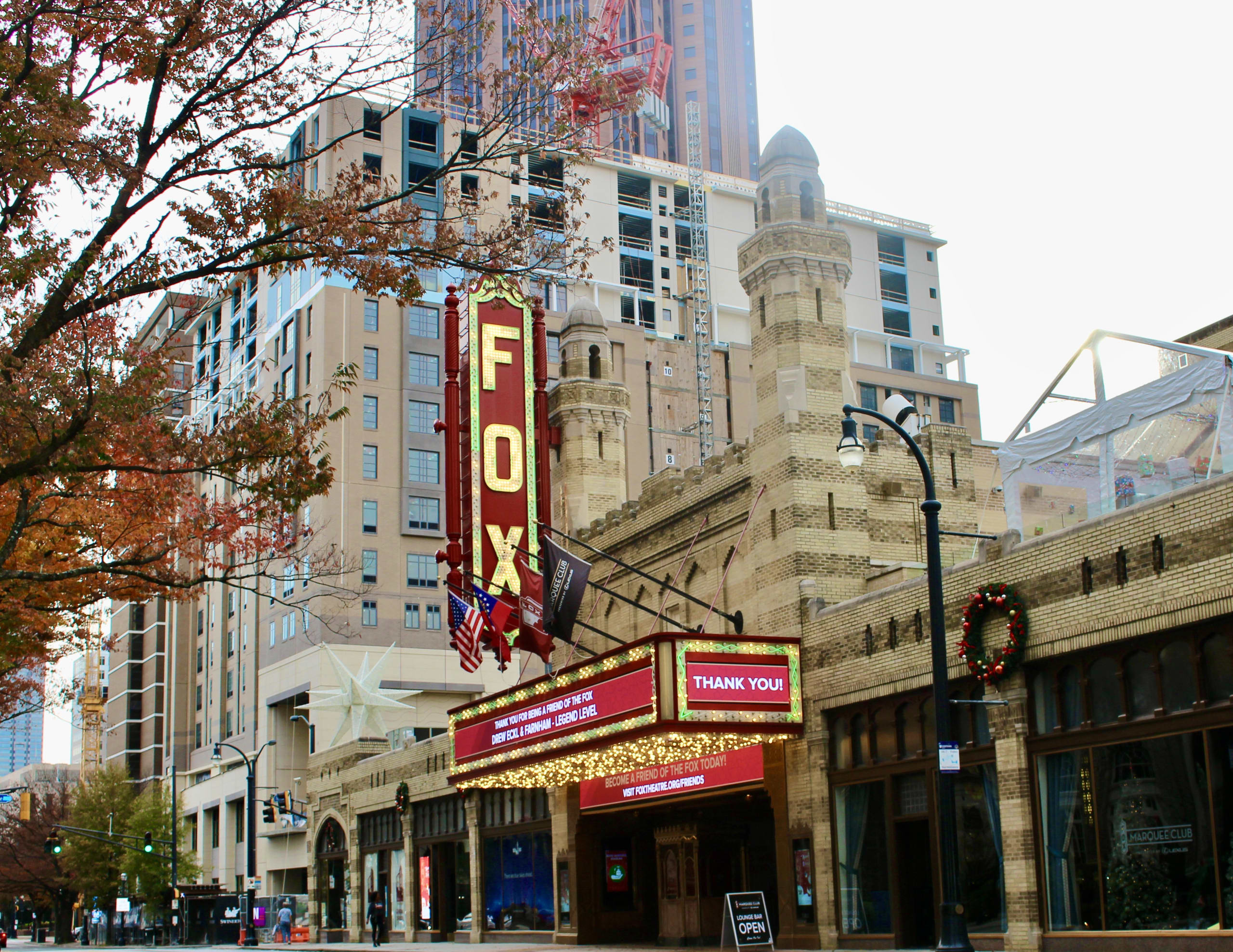 Fox Theatre in Atlanta, GA Planner's Timeline
