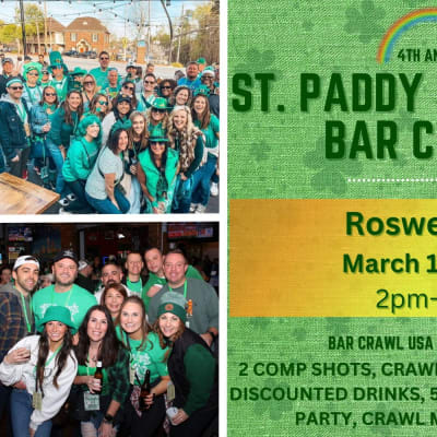 Roswell St. Patrick's Shamrock Bar Crawl: 4th Annu
