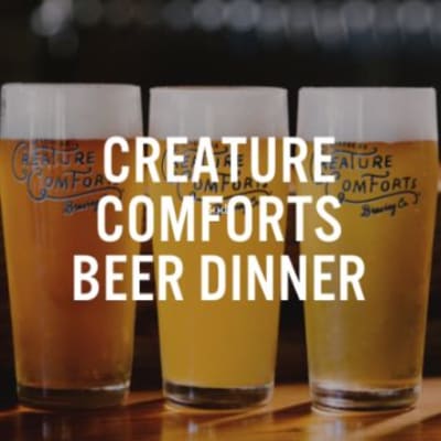 Creature Comforts Beer Dinner at Epicurean Atlanta