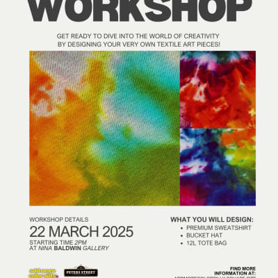 Tie-Dye Workshop @ Peter Street Station