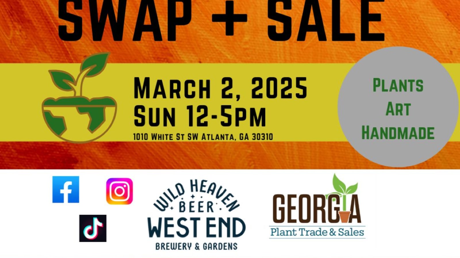Georgia Plant Swap + Sale Spring Time