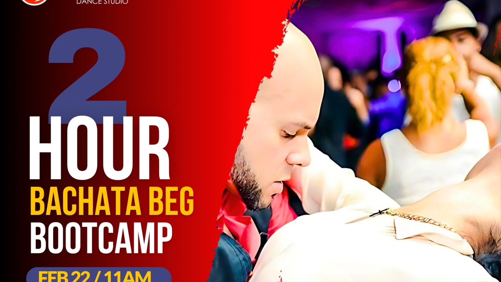 2Hrs Bachata Beginner Bootcamp & Party