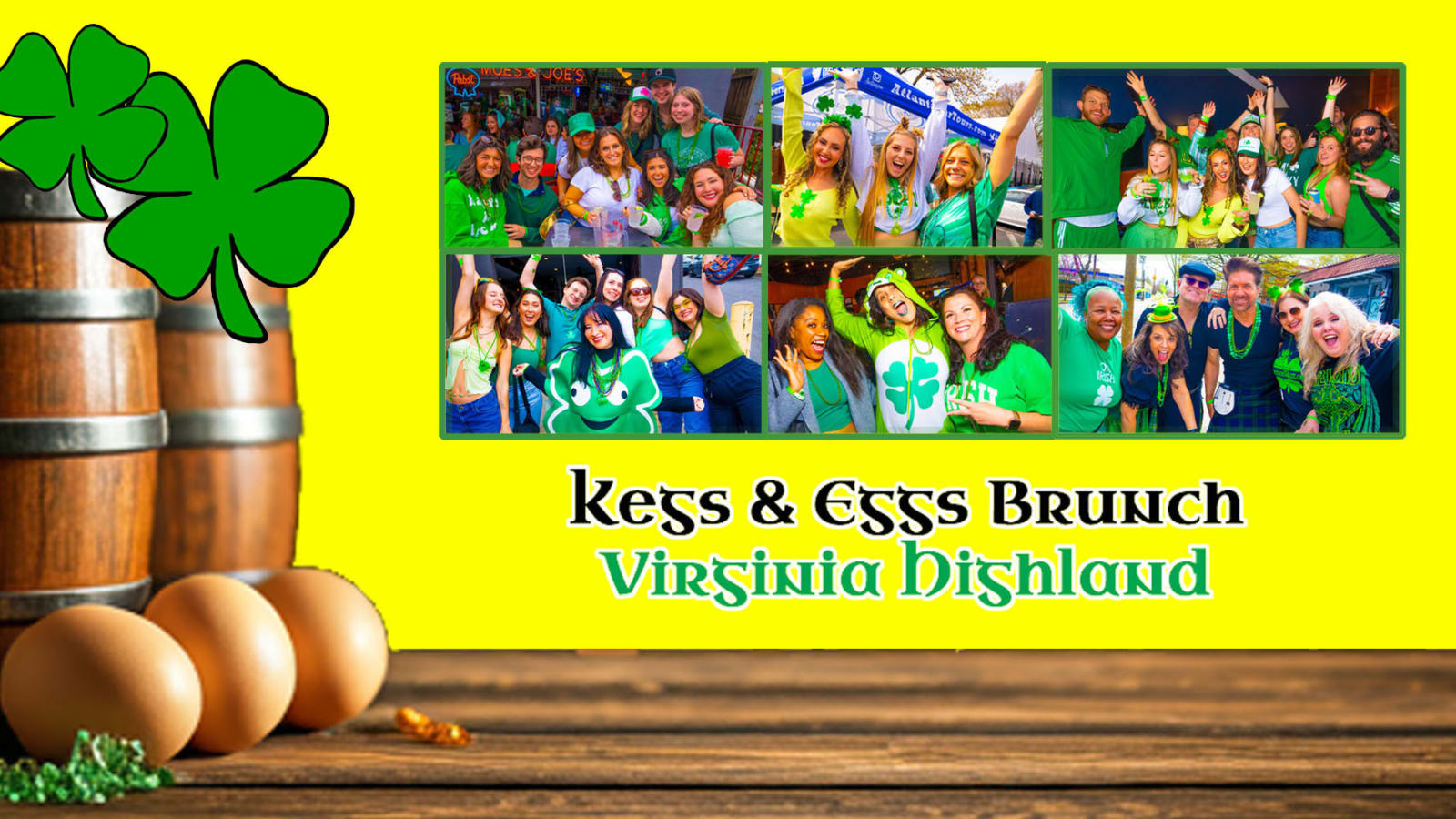 St. Paddy's Kegs and Eggs Brunch Party